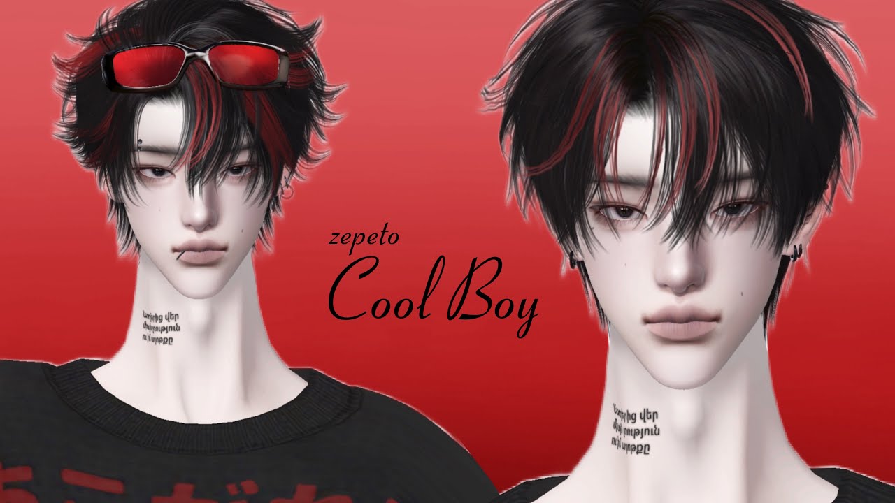 ZEPETO face tutorial boy - cool boy- quiet boy - idol boy - zepeto 2025