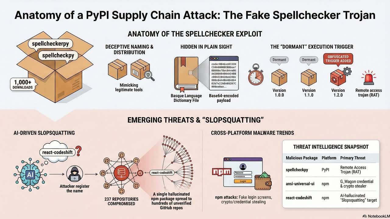 Malicious Python Spellchecker Packages on PyPI Delivered a Hidden Remote Access Trojan