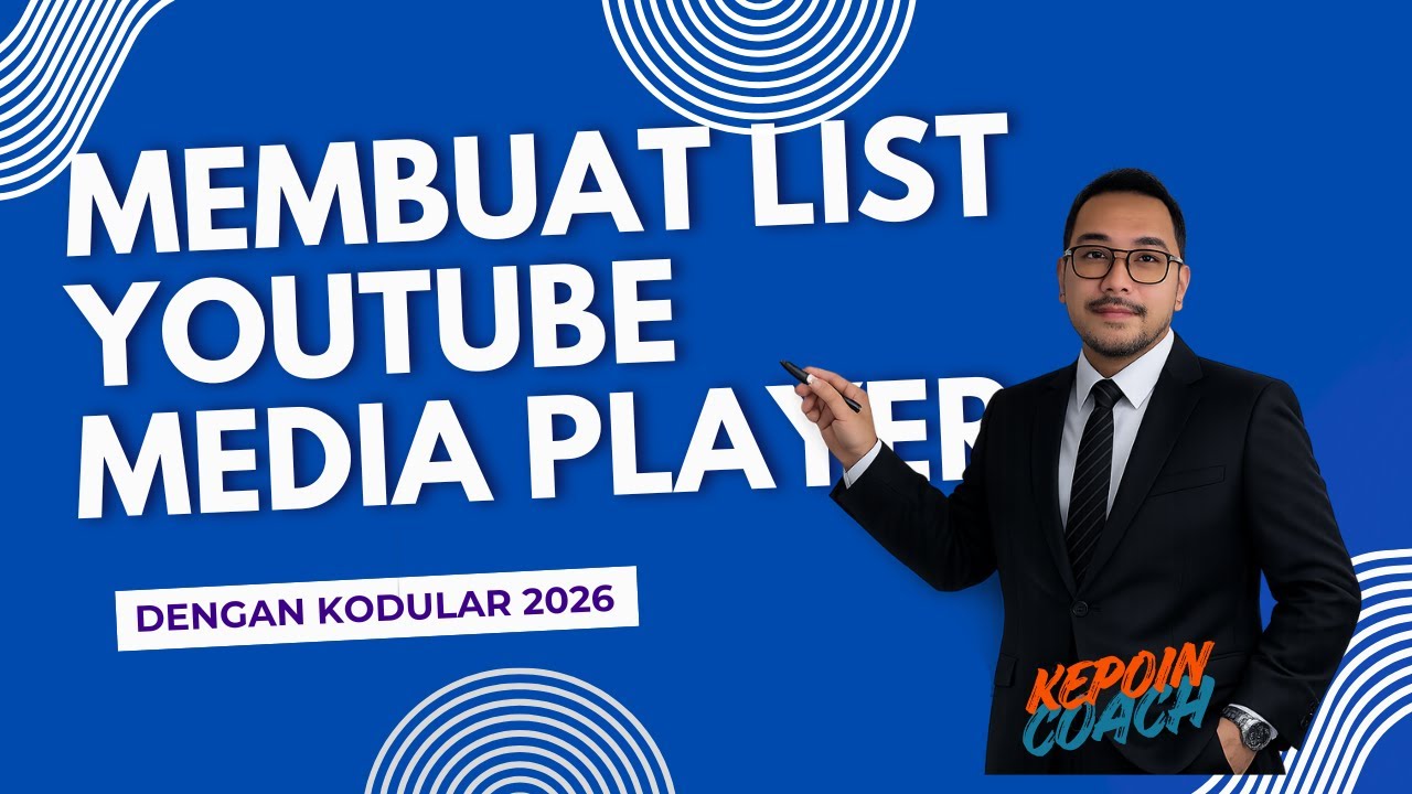 Membuat Media Player Youtube List |List View Image & Text #kodular #2026