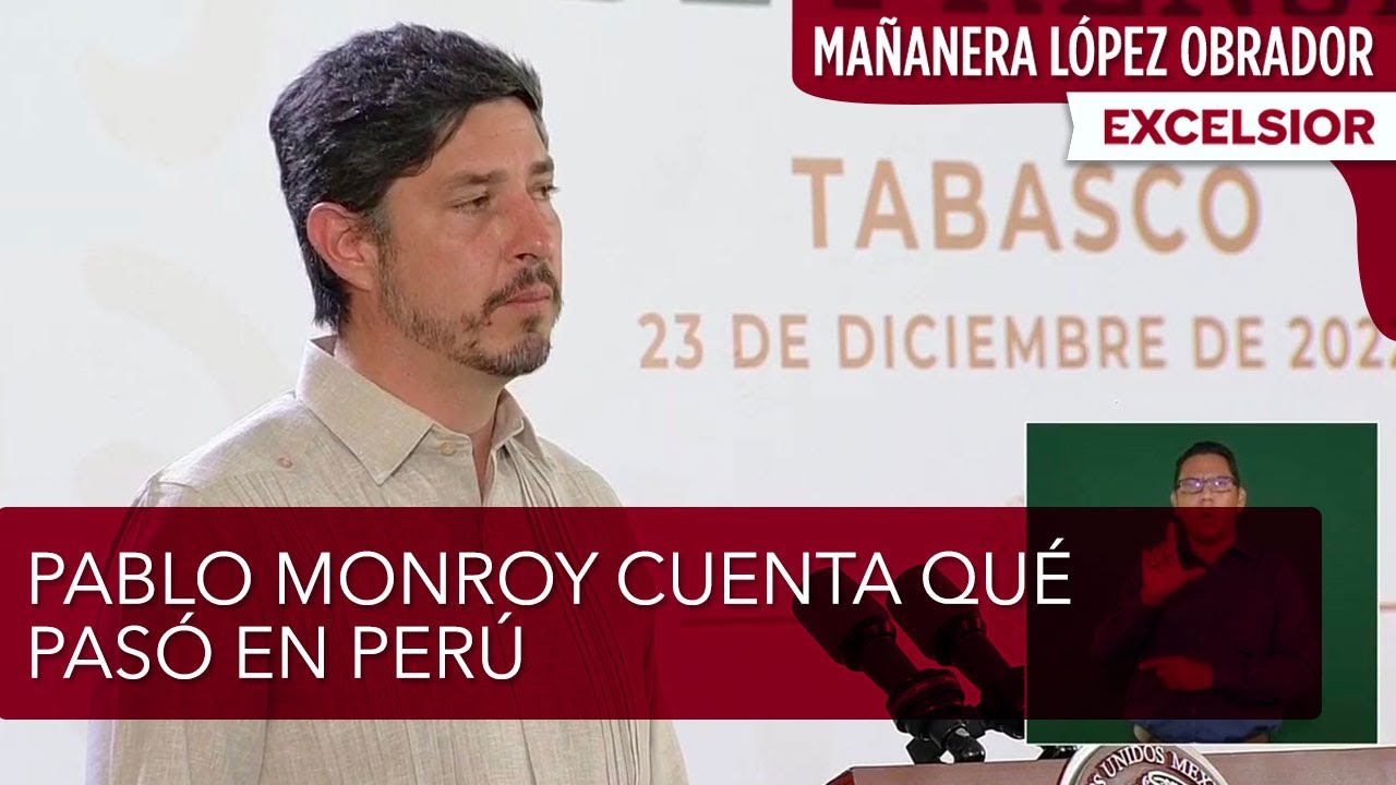 Pablo Monroy detalla cómo operó la embajada de México en Perú