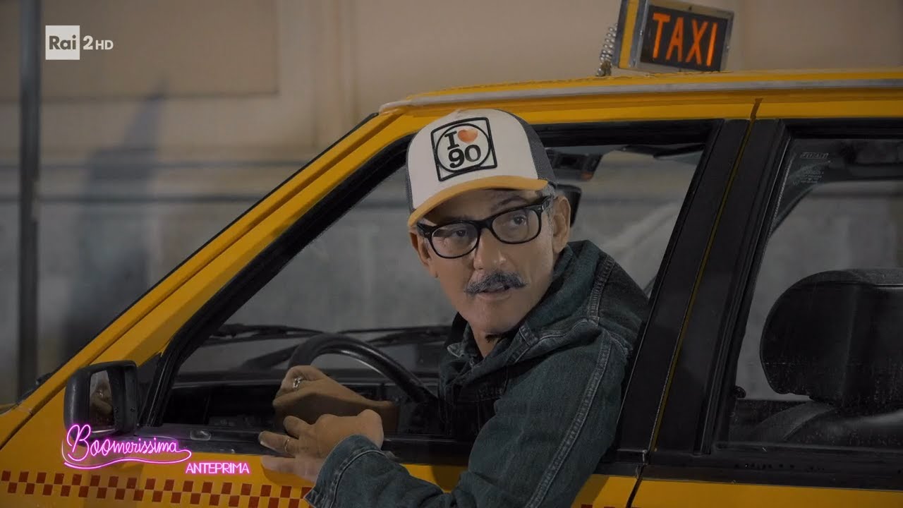 Alessia Marcuzzi in un taxi speciale - Boomerissima - 10/01/2023