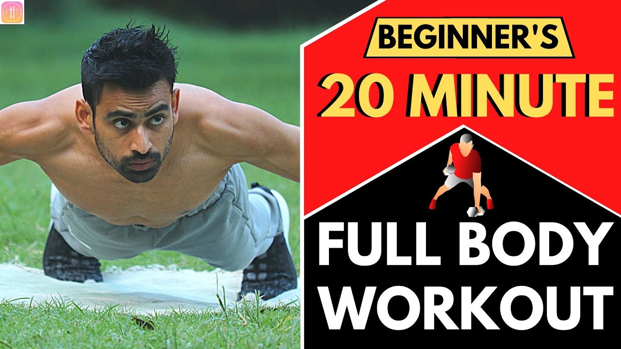 20 Min Full Body Workout For Beginners (Follow Along) | Men & Women