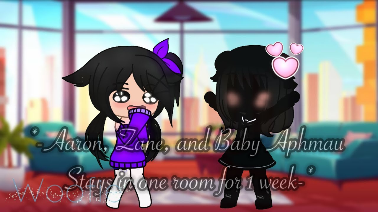 -*Aaron,Zane and Baby Aphmau stays in one room for 1 week*- Day 2 (Remake)