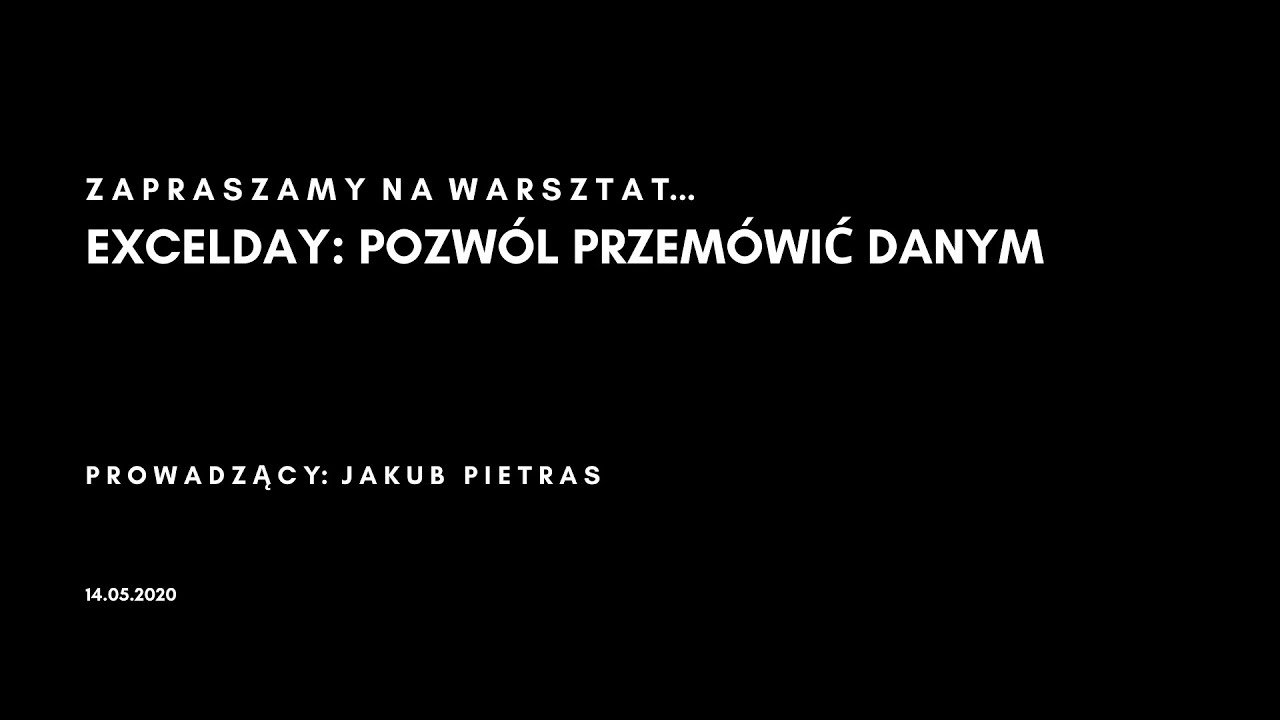 EXCELDAY: Pozwól Przemówić Danym