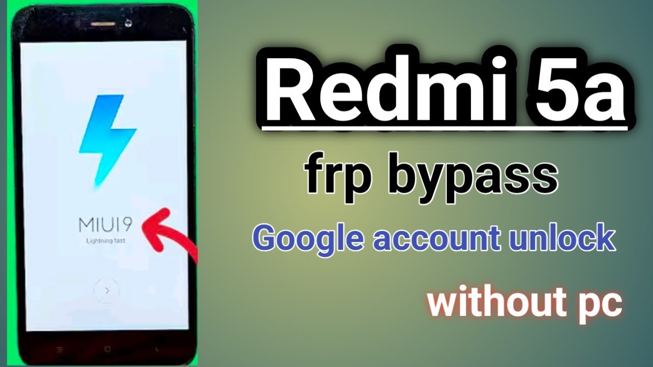 Mi 5a.miui9 frp bypass /miui9 frp bypass without pc (2025)
