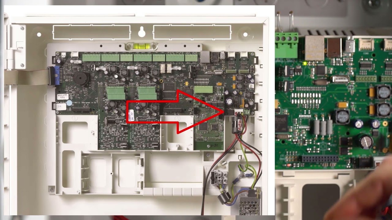 Updating the Firmware  on a 2X Aritech Control Panel