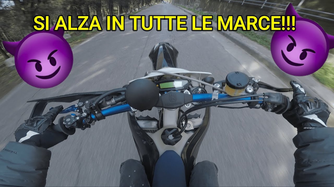TEST HUSQVARNA FE 250 4T MOTARD! RAW VIDEO😍
