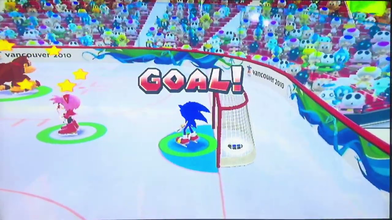 Mario And Sonic At The Olympics Winter Games Ice Hockey Event 
