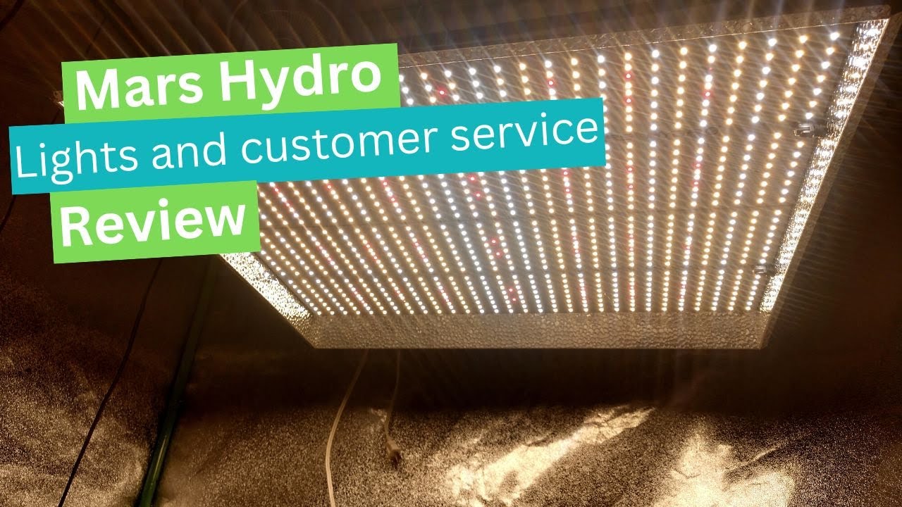 Mars Hydro Lights and customer service review #marshydro #growlight #cannabis #led