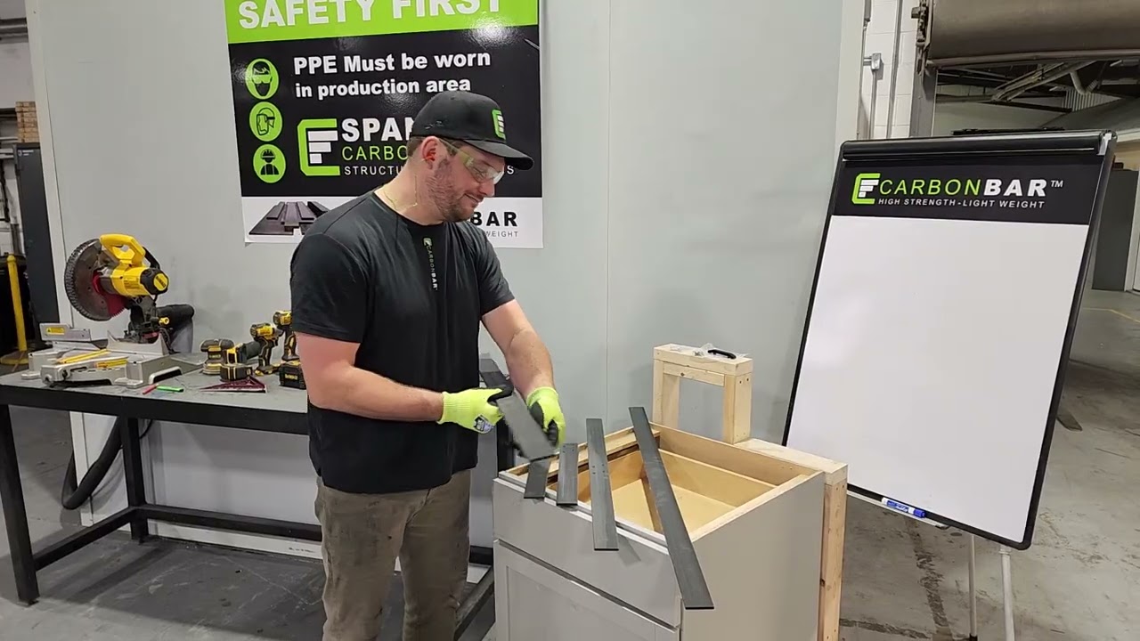 Kitchen and Countertop Supports- CarbonBar(TM) Product Portfolio Intro