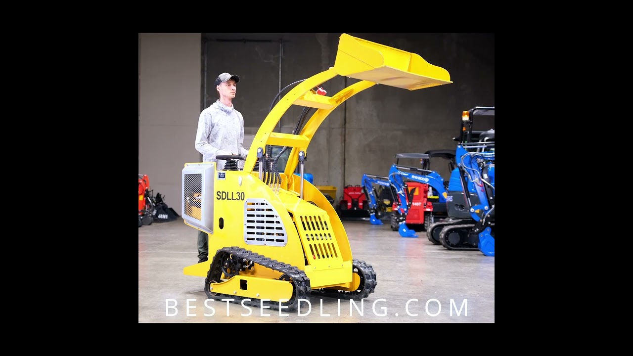 SDLanch SDLL30 Mini Skid Steer Loader 13.5HP Gas w/ Aux Hydraulics Overview | Best Seedling LLC