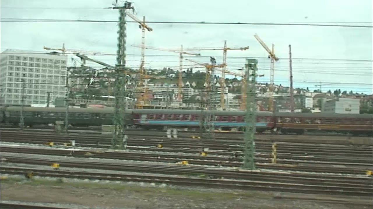 A railway travel from Frankfurt to Munich 2013 ,via Heidelberg and Winterthur