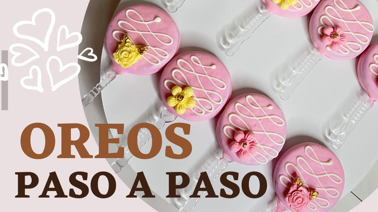 💕Como Hacer Oreos cubiertas de Chocolate🍫|How to make OREOS step by step #oreos
