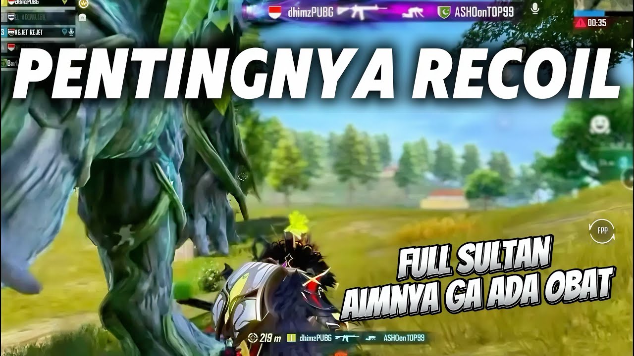 PENTINGNYA RECOIL ‼️ Full sultan aimnya ngeri , nongol dikit auto lobby 🔥