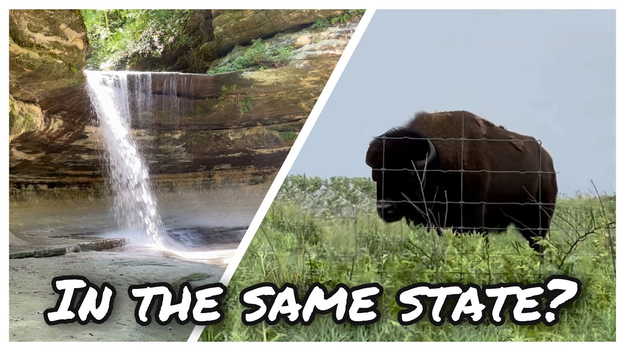Illinois Hiking: Starved Rock State Park PLUS Matthiessen *PLUS* Nachusa Grasslands!!