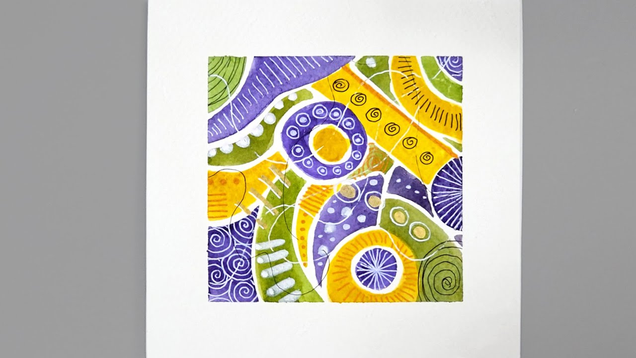 Quiet Color Moments | Abstract Watercolor Color Flow Study