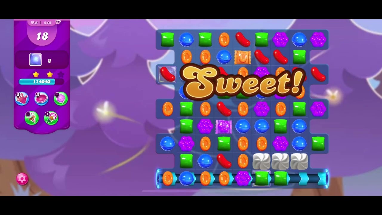 Candy Crush Saga | Уровень 545 | СЛОЖНЫЙ УРОВЕНЬ! | SUGAR CRUSH! | ASMR 🍭⭐🦄