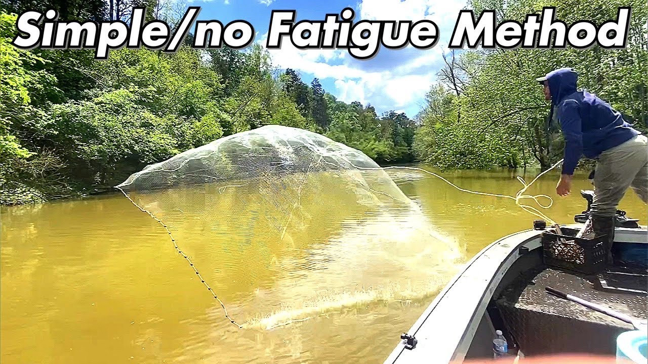 How To Throw Large Cast Nets Perfectly Every time