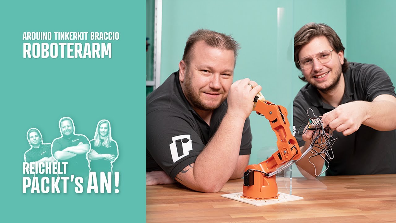 Arduino Tinkerkit Braccio Roboterarm | reichelt packt's an