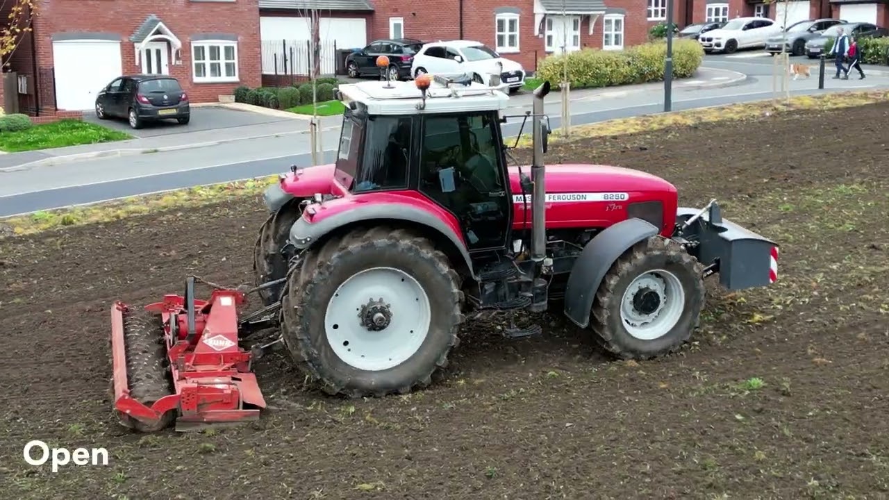 Reseeding and Power Harrowing