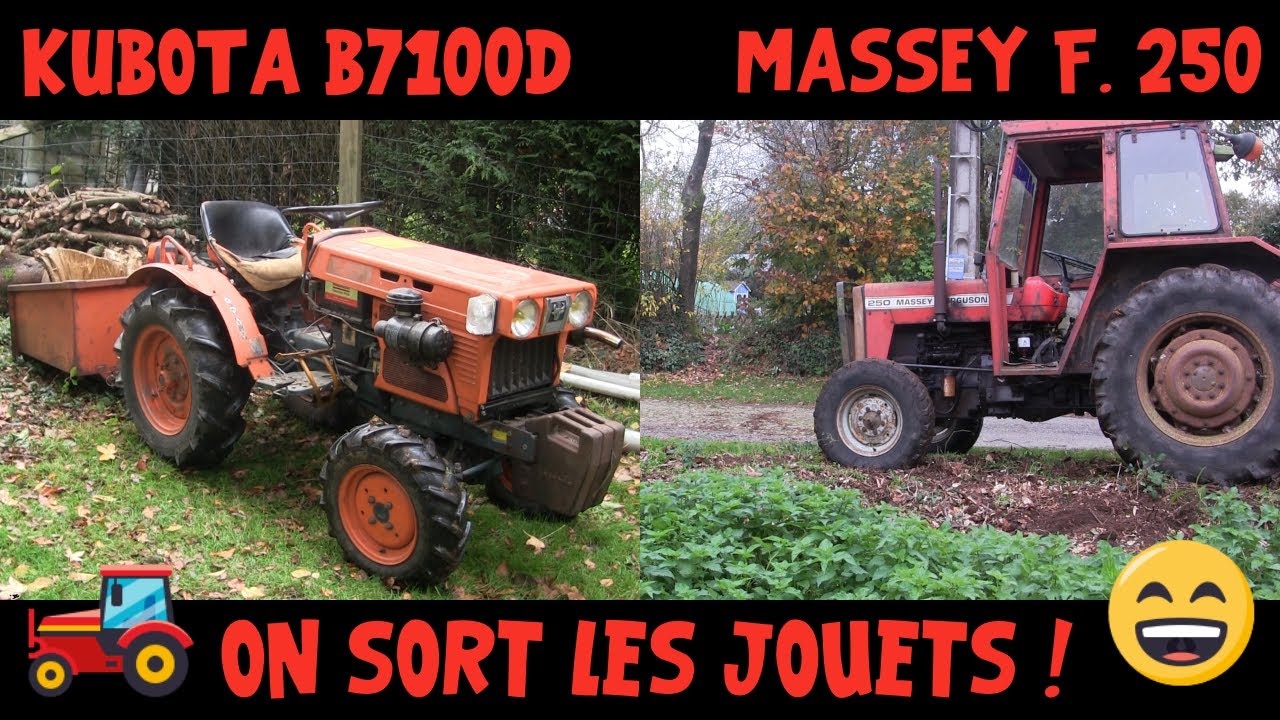 Le Kubota et le Massey 250 sont de sortie !