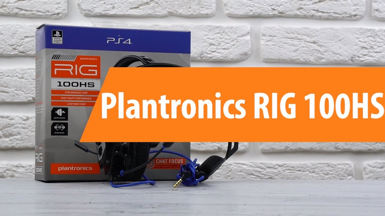Распаковка наушников Plantronics RIG 100HS / Unboxing Plantronics RIG 100HS