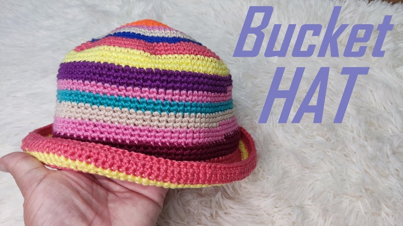 Bucket Hat - Chapéu de crochê   #croche   #verão2022