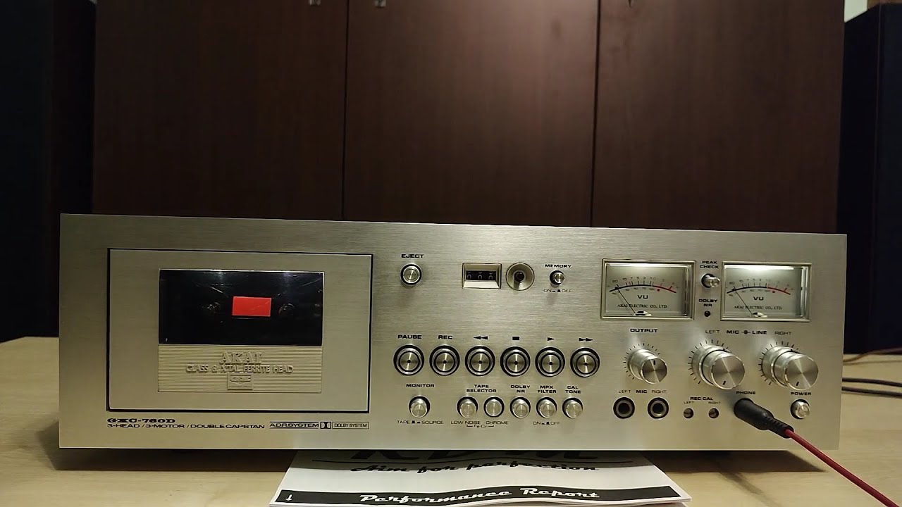 #0034 AKAI GXC-760D Cassette Deck