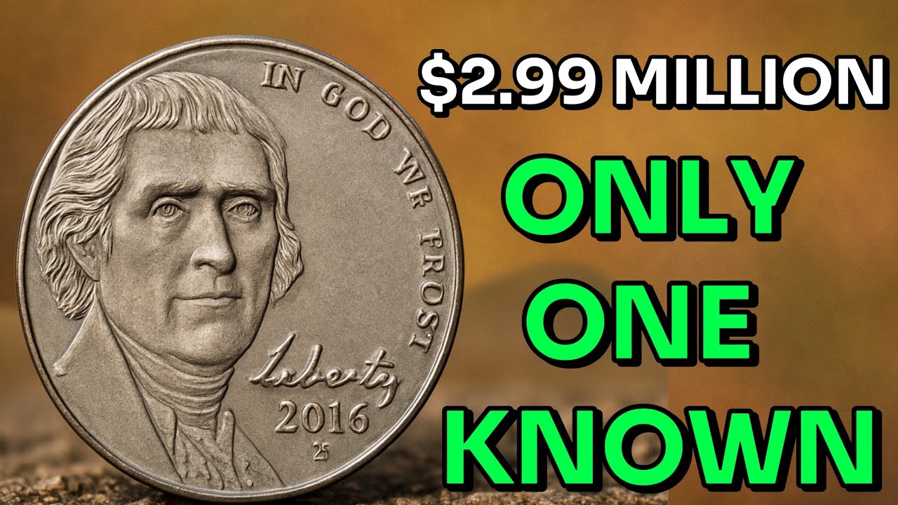 2016 P Jefferson Nickel  Valuable Rare Errors & Big Money Finds