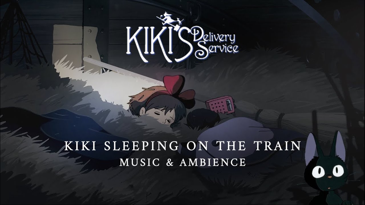 Kiki Sleeping on the Train Ambience (Studio Ghibli ASMR Ambience)