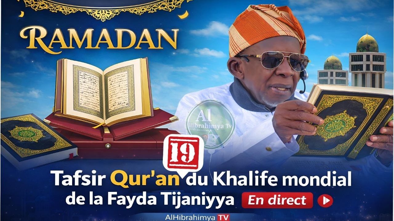 [🔴Direct ] Médina Baye : Tafsir Qur'an avec Alkhalifa Cheikh Mahi Ibrahima Niass - 09/03/2026