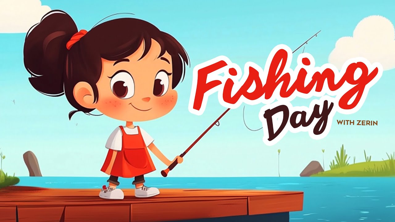 Fishing Day with Zerin 🎣 | A Funny AI-Animated Short Story for Kids