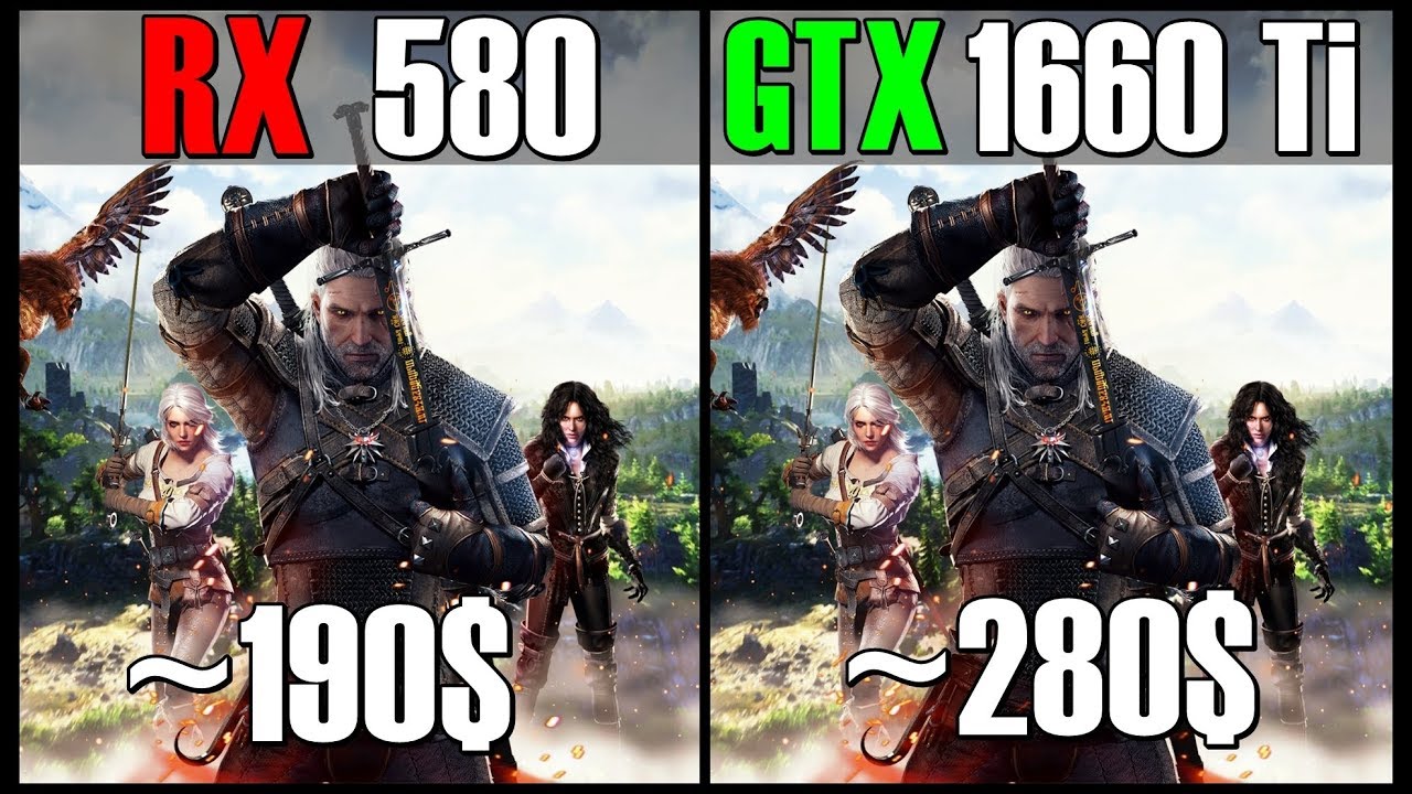RX 580 vs GTX 1660 Ti | Test in 7 GAMES
