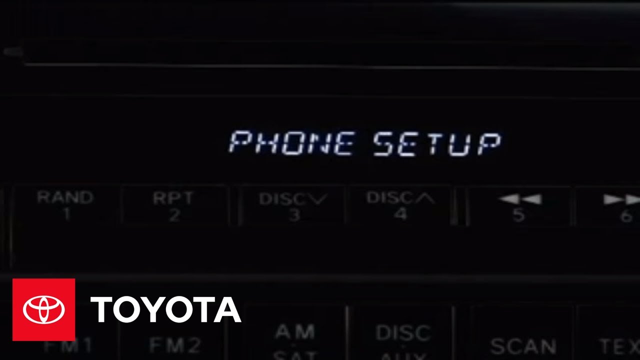 2007 - 2009 Tundra How-To: Bluetooth® (No Navigation System) - Phone Pairing | Toyota
