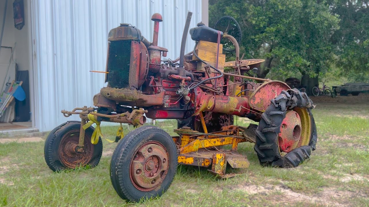 МУРАВЬИ в двигателе и застрявшие клапаны... ЗАВЕДЕТСЯ ЛИ ОН? (1950 Farmall Cub).