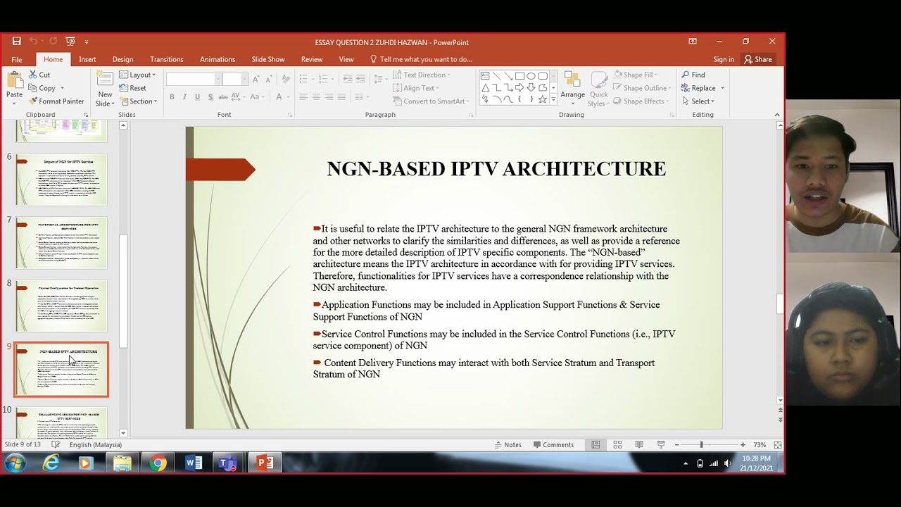 IPTV FUNCTIONAL ARCHITECTURE
