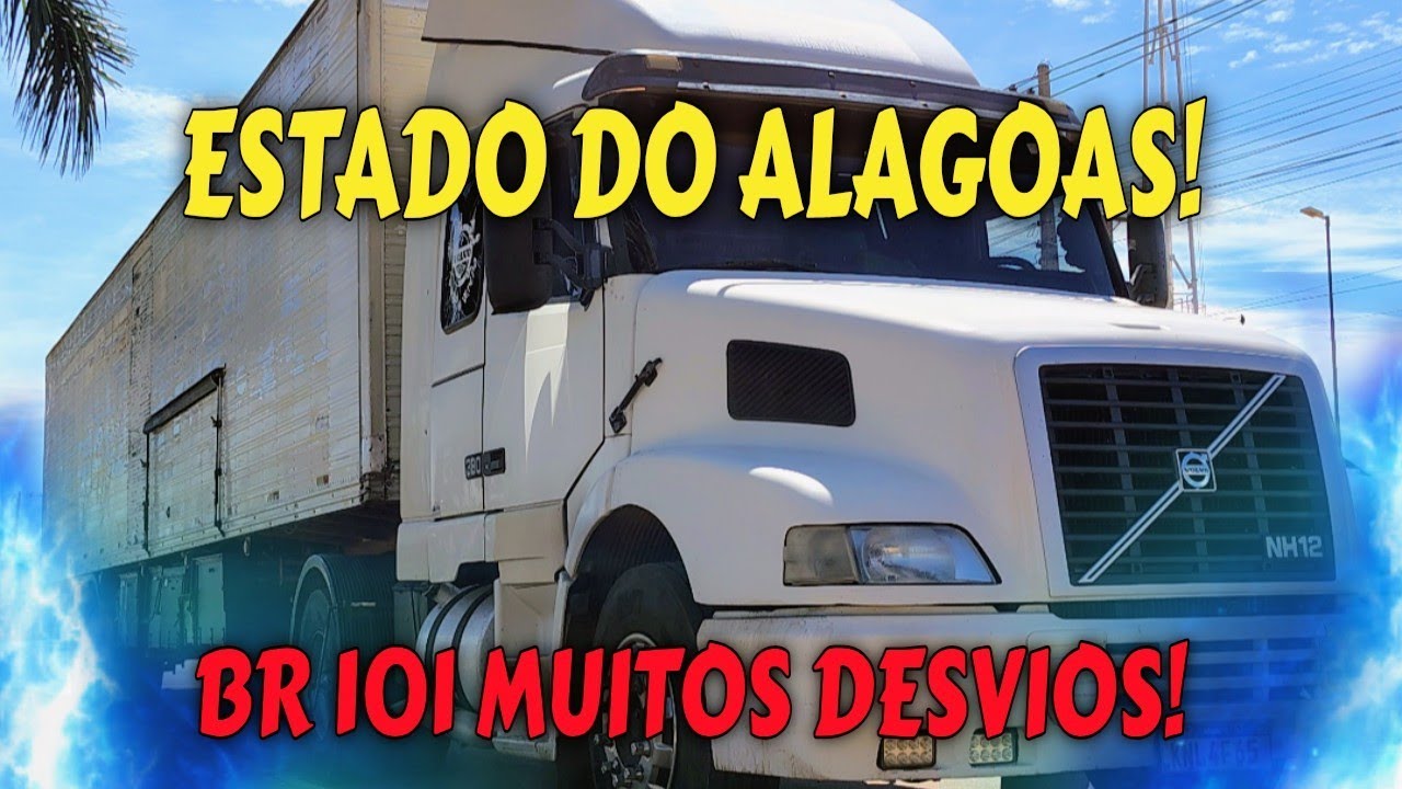 ESTADO DO ALAGOAS! BR 101 MUITOS DESVIOS!