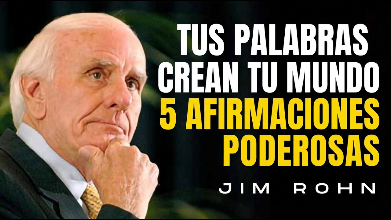 Las 5 AFIRMACIONES que JIM ROHN Repetía CADA DÍA para el ÉXITO