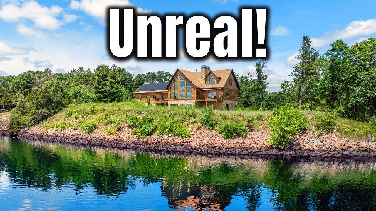 Tour Inside this Luxury Peninsula Lake Home!