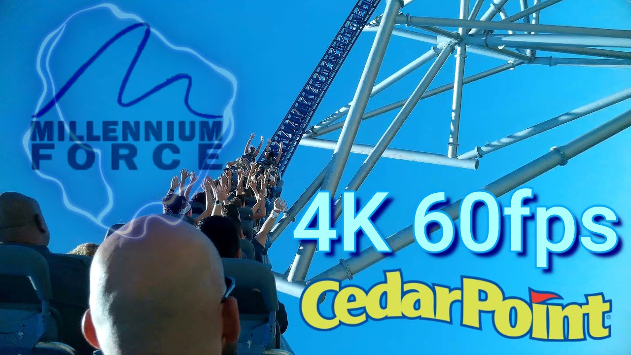 Millennium Force Back Row POV | Cedar Point (4K 60fps) 6/28/2022