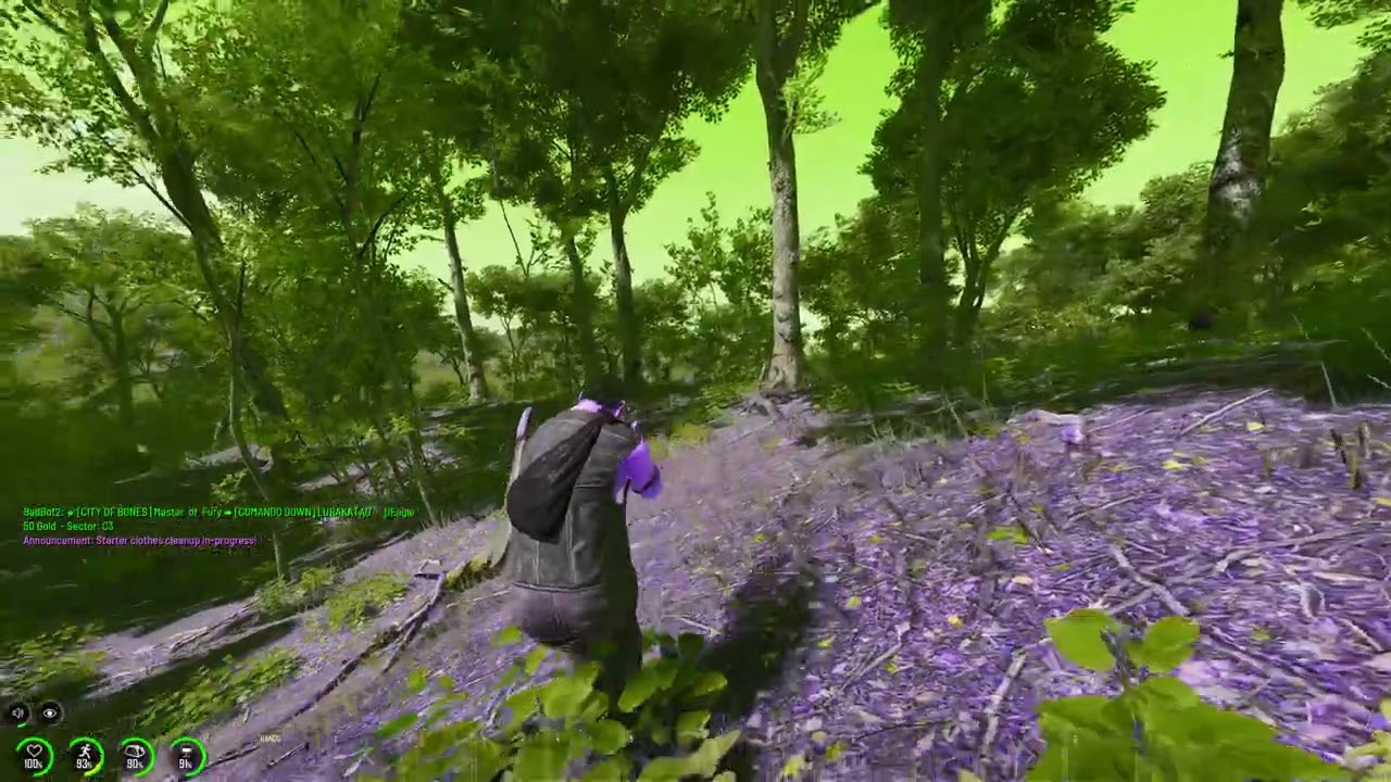 SCUM crafted gun kill