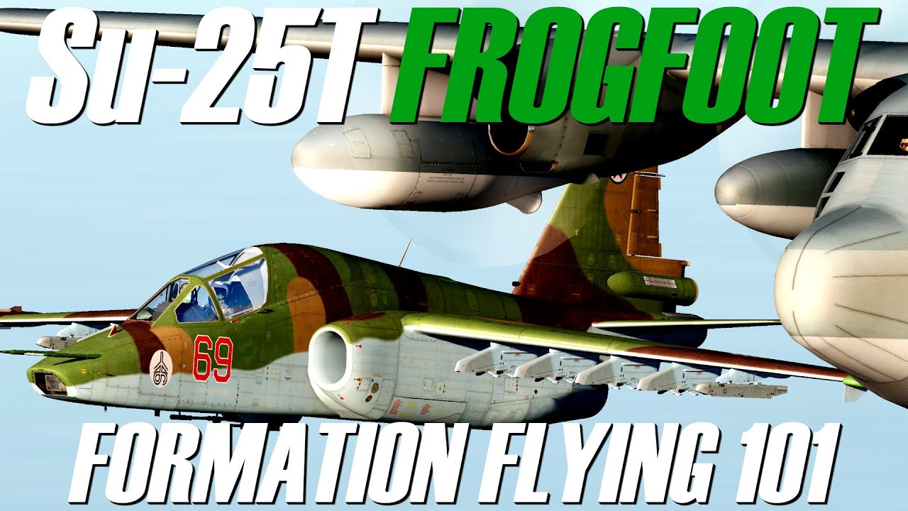 БЕСПЛАТНАЯ обучающая серия DCS по самолёту Су-25Т «Фрогфут» | Полёты в строю 101 #dcs #su25T #fro...
