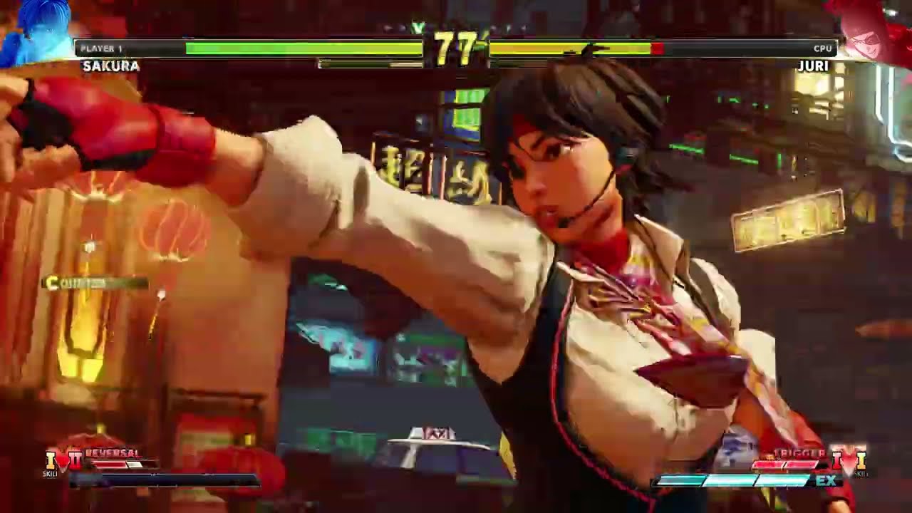 STREET FIGHTER V Sakura vs Juri