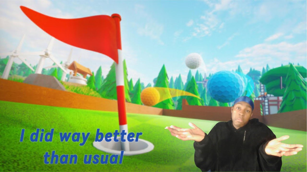 I did way better than usual! | Roblox Super Golf!