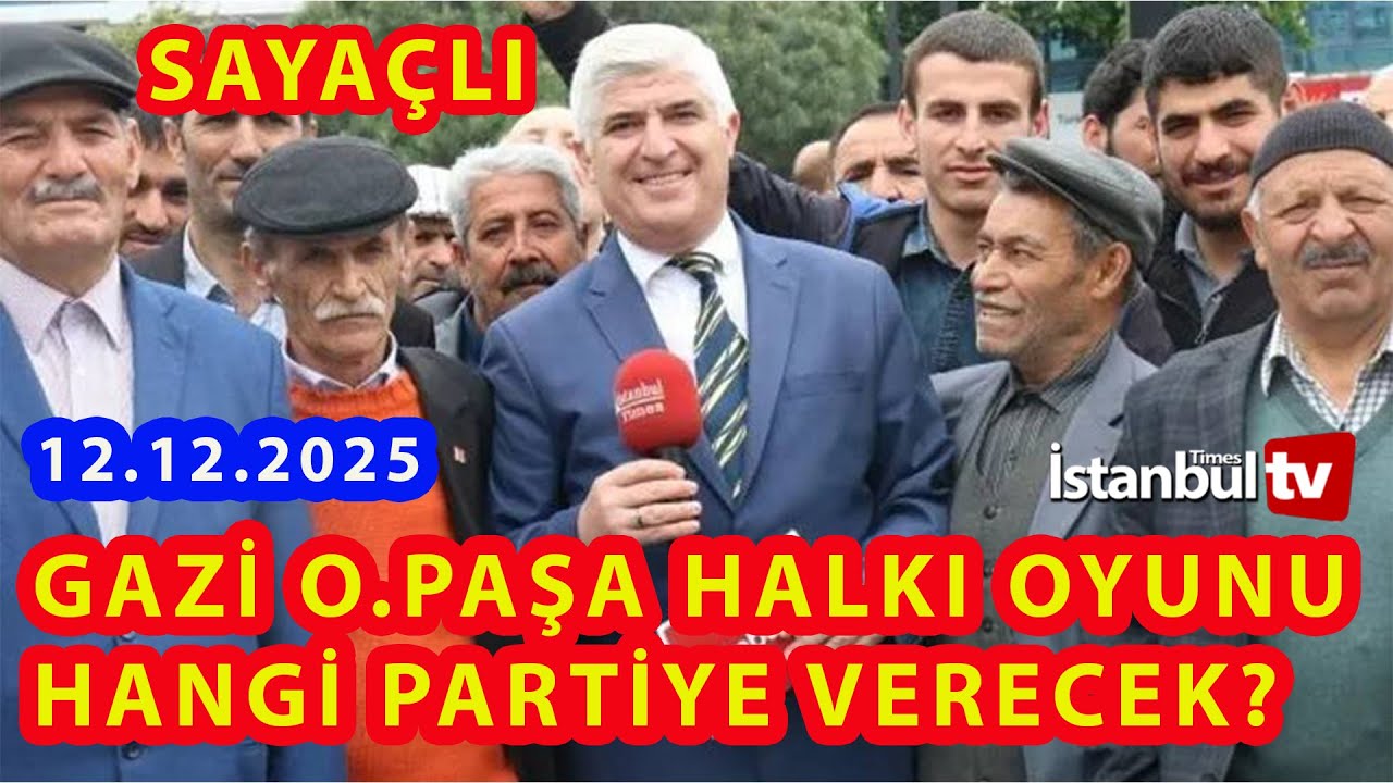 (WITH COUNTER) WHICH PARTY AND PRESIDENTIAL CANDIDATE WILL THE PEOPLE OF GAZIOSMANPASA VOTE FOR? ...