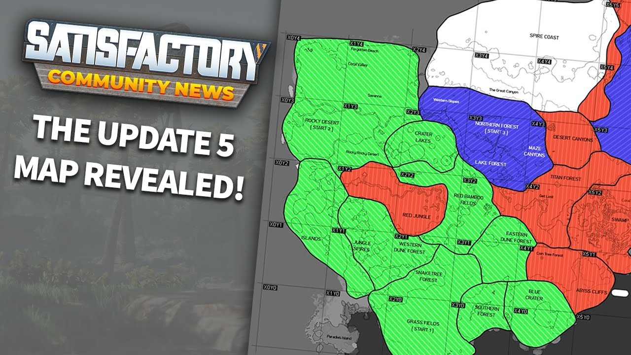 The Map is Changing in Satisfactory Update 5! | Satisfactory News