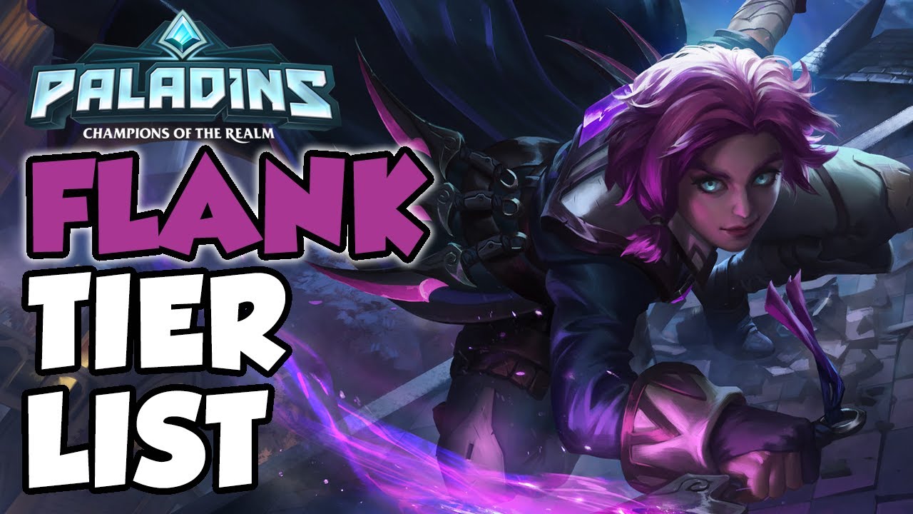PALADINS FLANK TIER LIST SEASON 4! WITH BUILDS FOR EVERY CHAMPION!