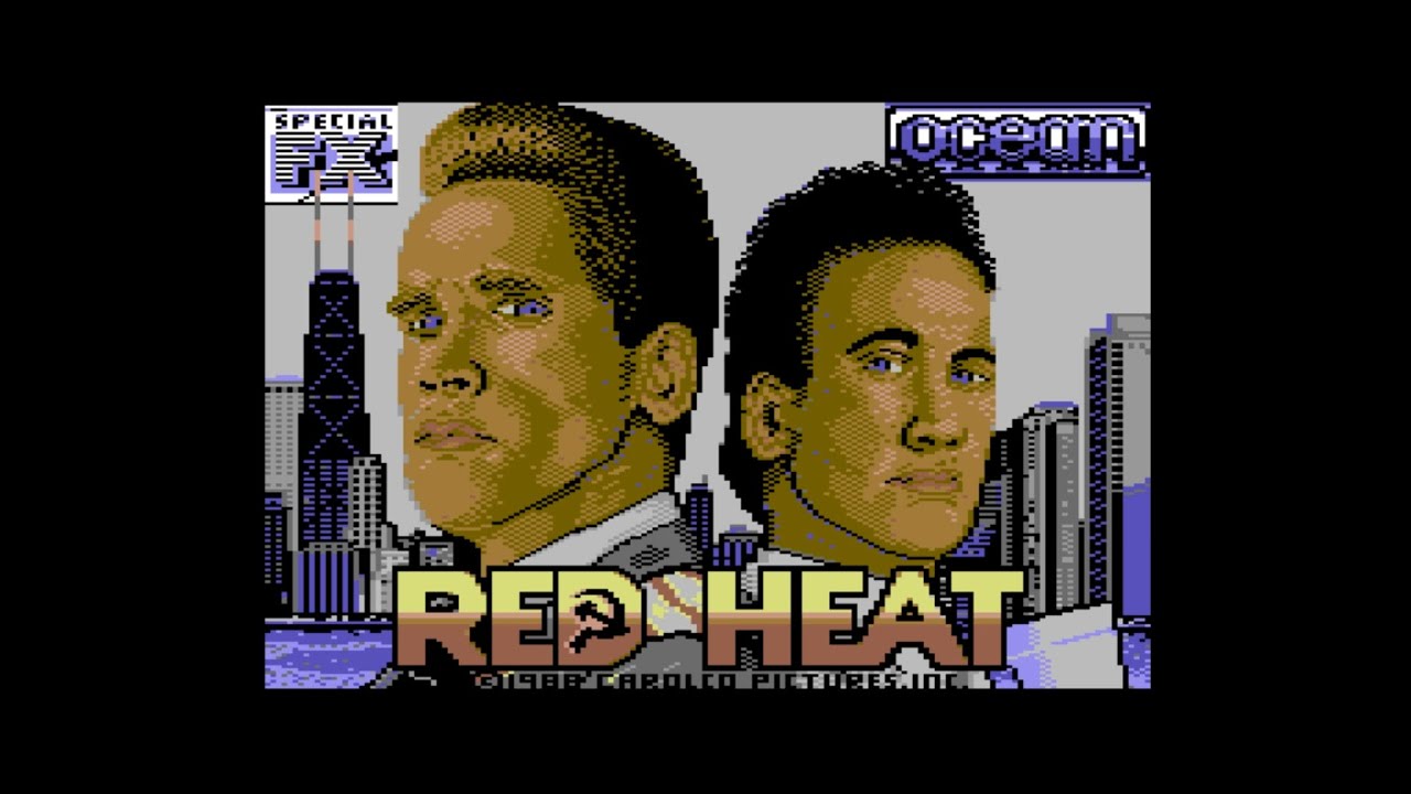 Red Heat (загрузочный экран C64)