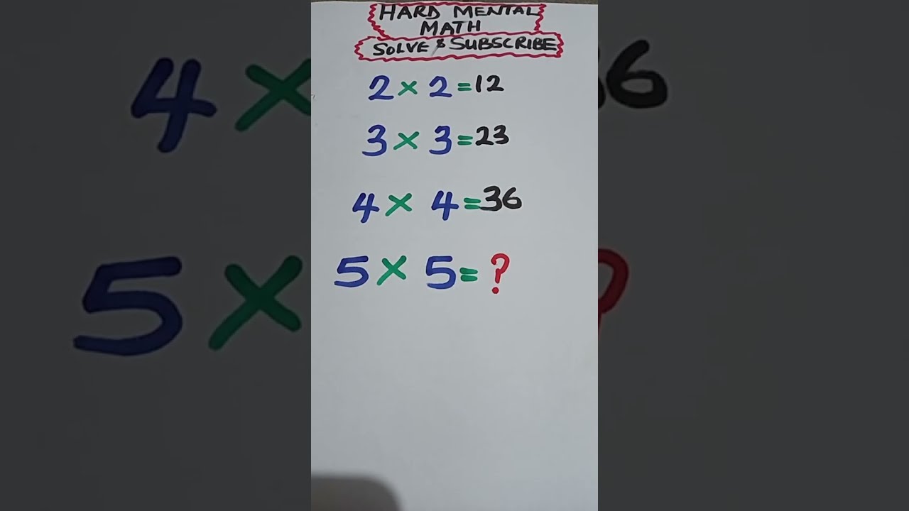 Brain Teaser For Smartminds Math 3 #math#iqquiz#live#mathematics#braintest#iqtest#shorts#quiz#maths