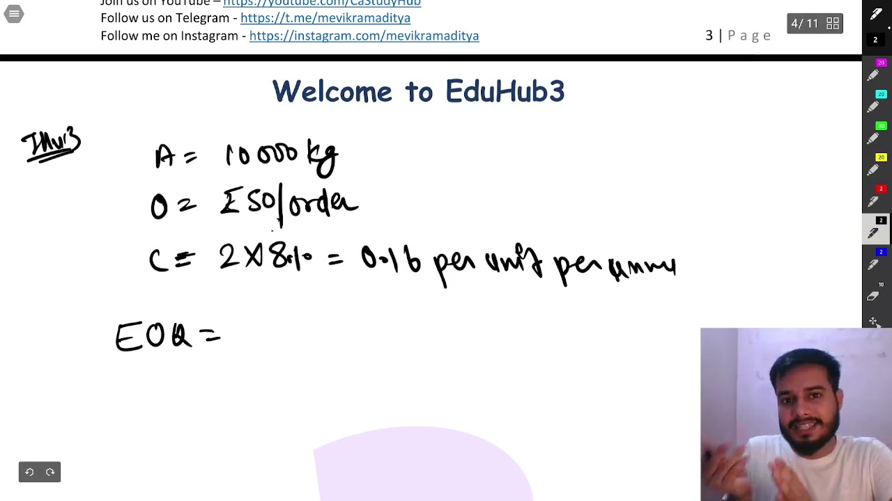 03B  Illustration 3 Material Cost || Material Cost Ca Inter || ICAI Study Material || Costing ||